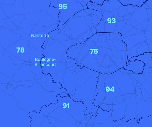 carte Urgences vétérinaires Hauts-de-Seine (92)