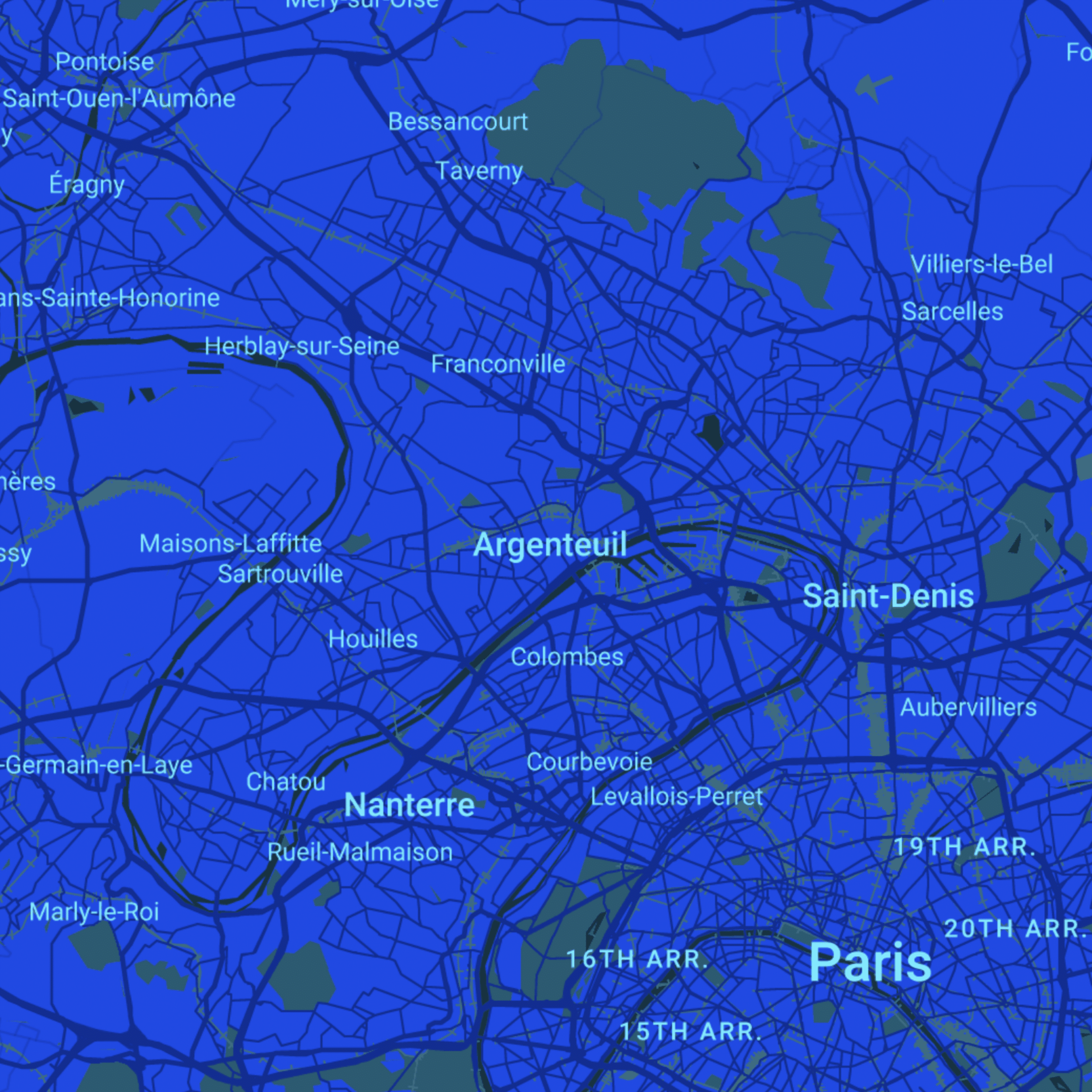 carte Urgences vétérinaires Cormeilles-en-Parisis (95240)