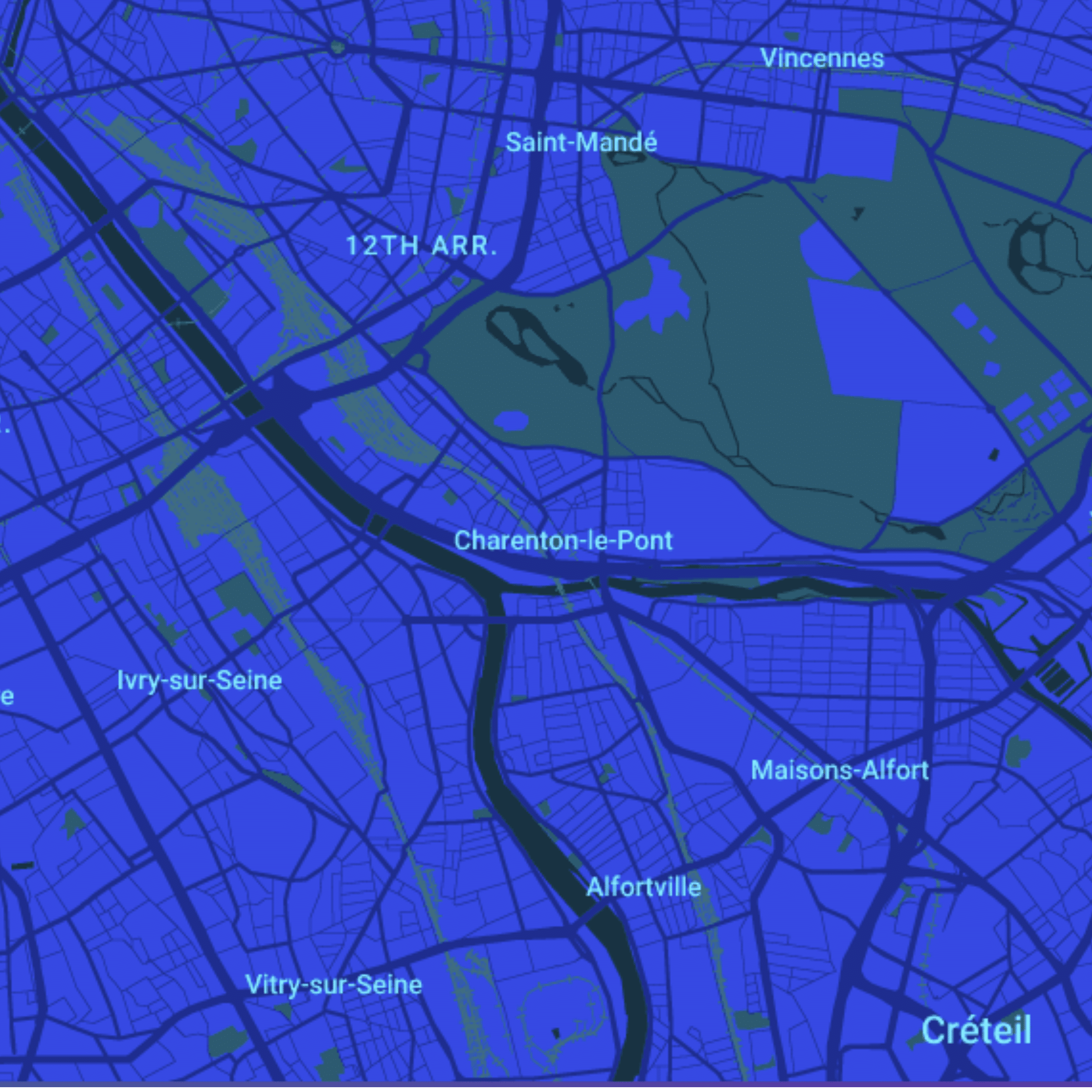 carte Urgences Vétérinaires Charenton-le-Pont (94220)