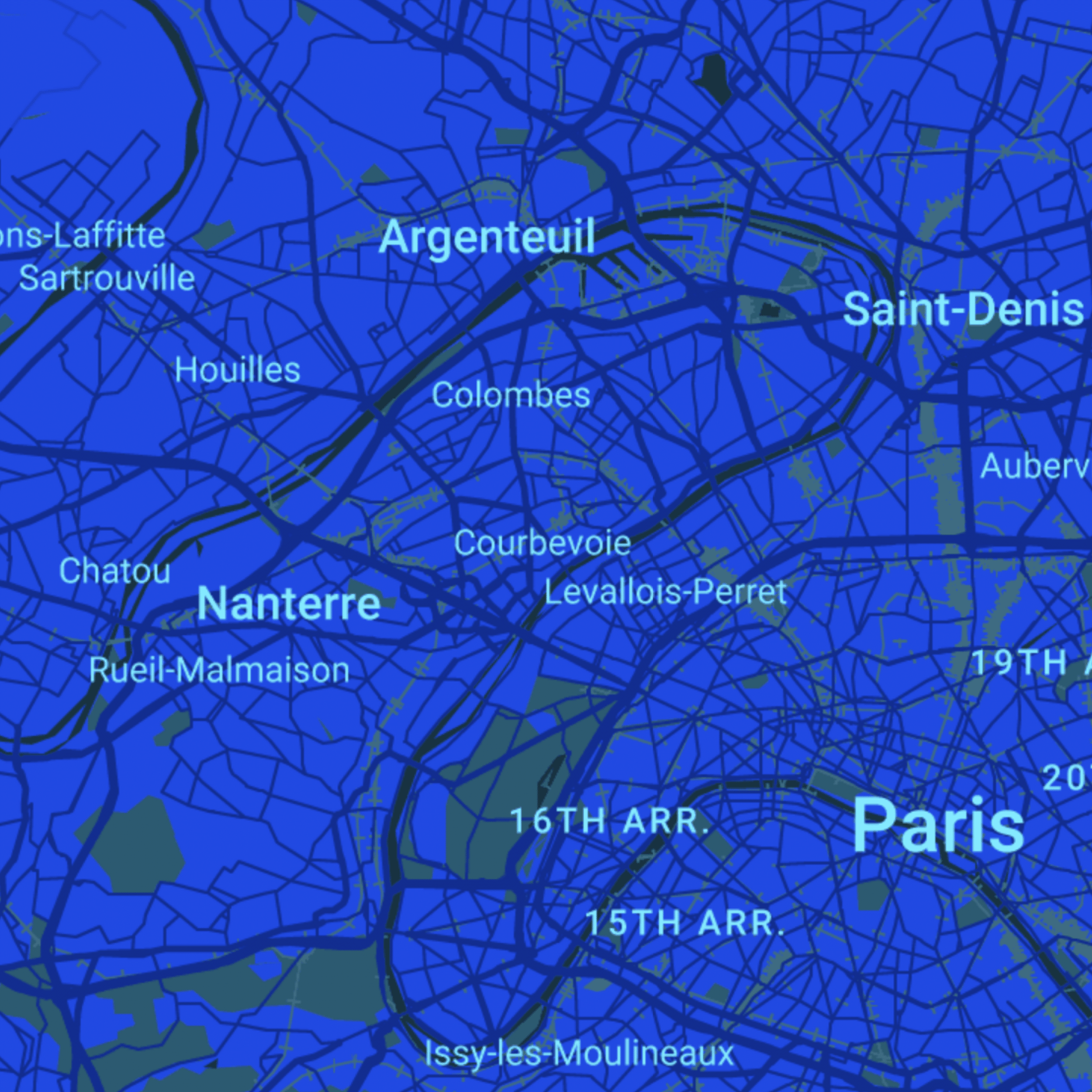 carte Urgences vétérinaires Courbevoie (92400)