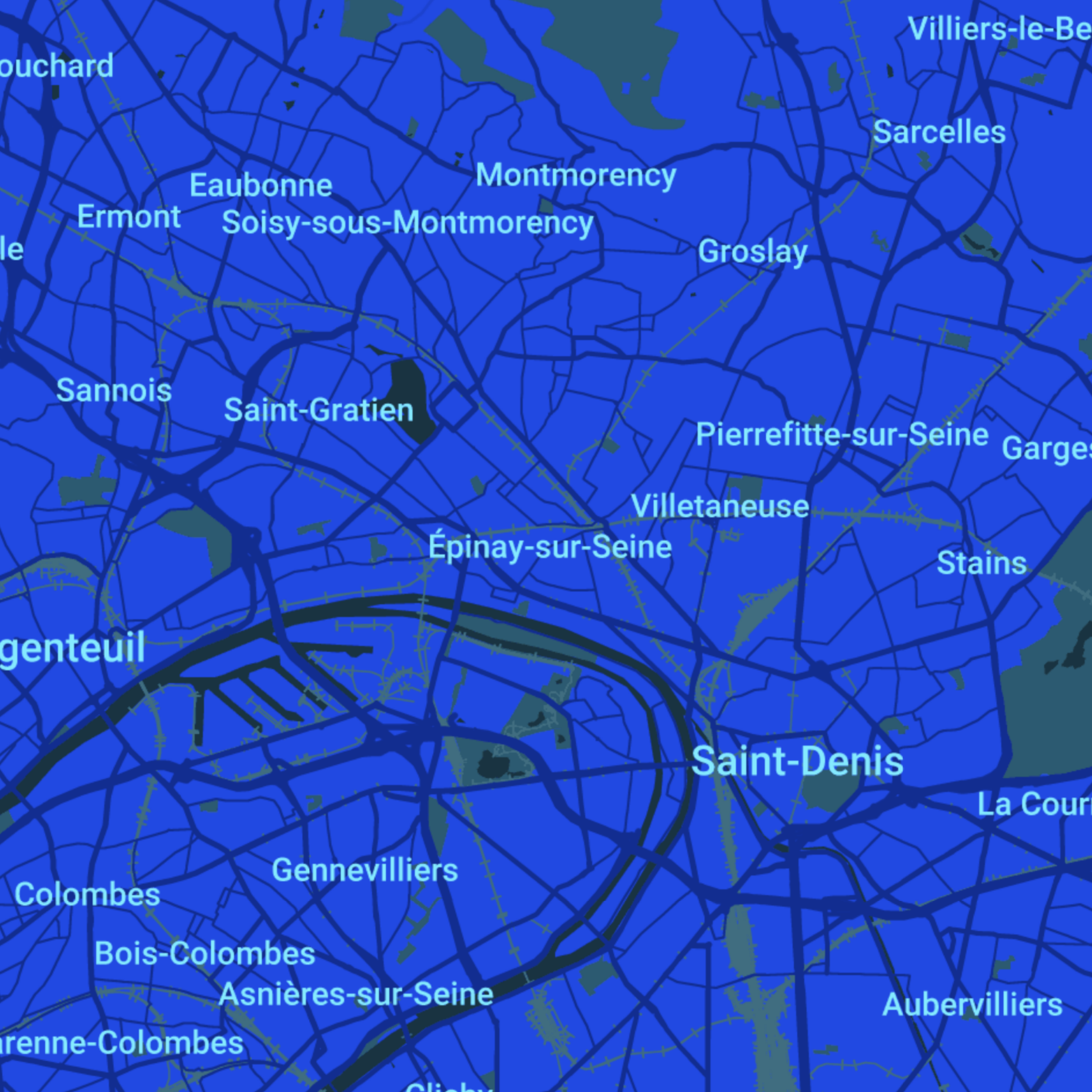 carte Urgences vétérinaires Épinay-sur-Seine (93800)