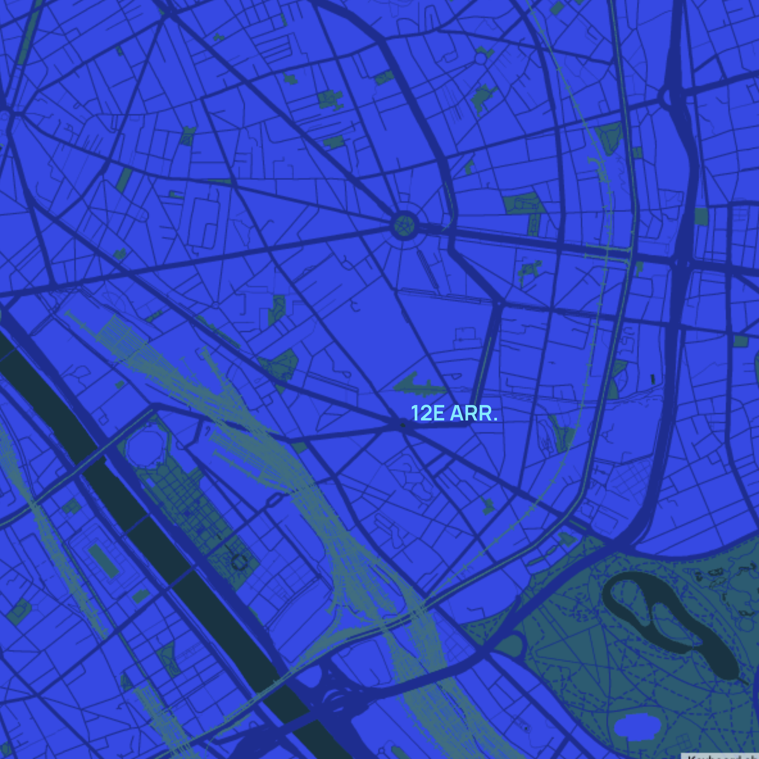 carte Urgences vétérinaires Paris 13e (75013)