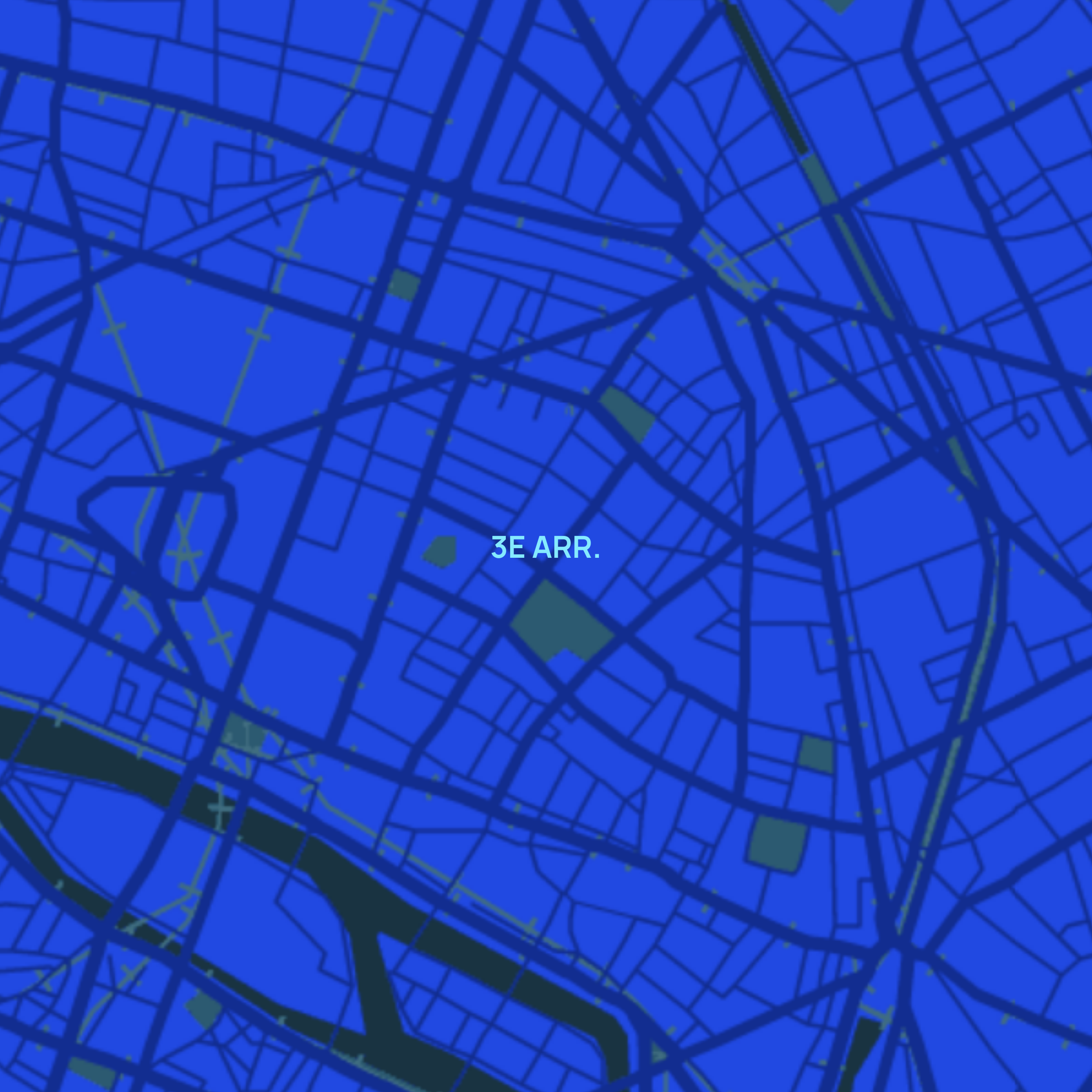 carte Urgences vétérinaires Paris 3e (75003)