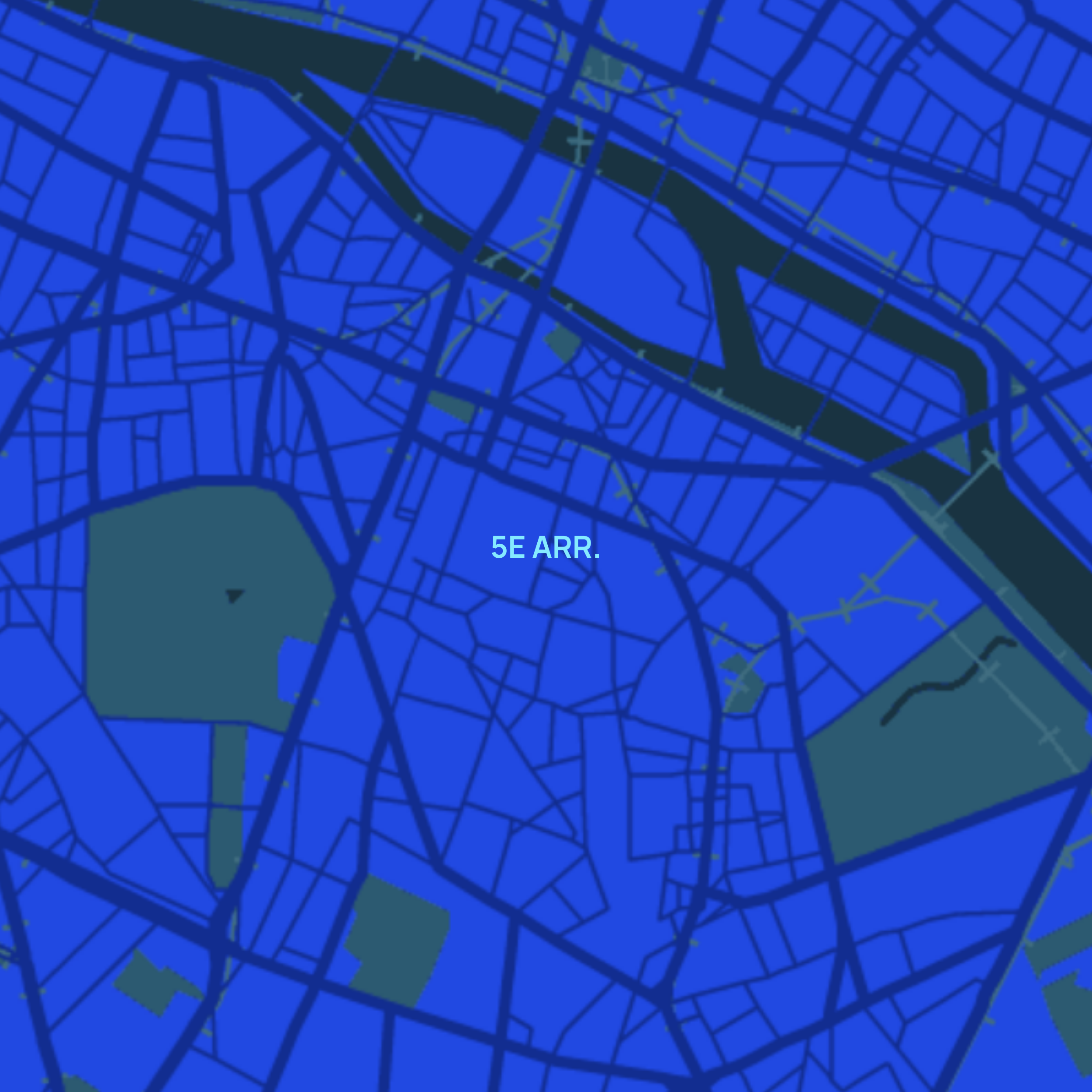 carte Urgences vétérinaires Paris 5e (75005)