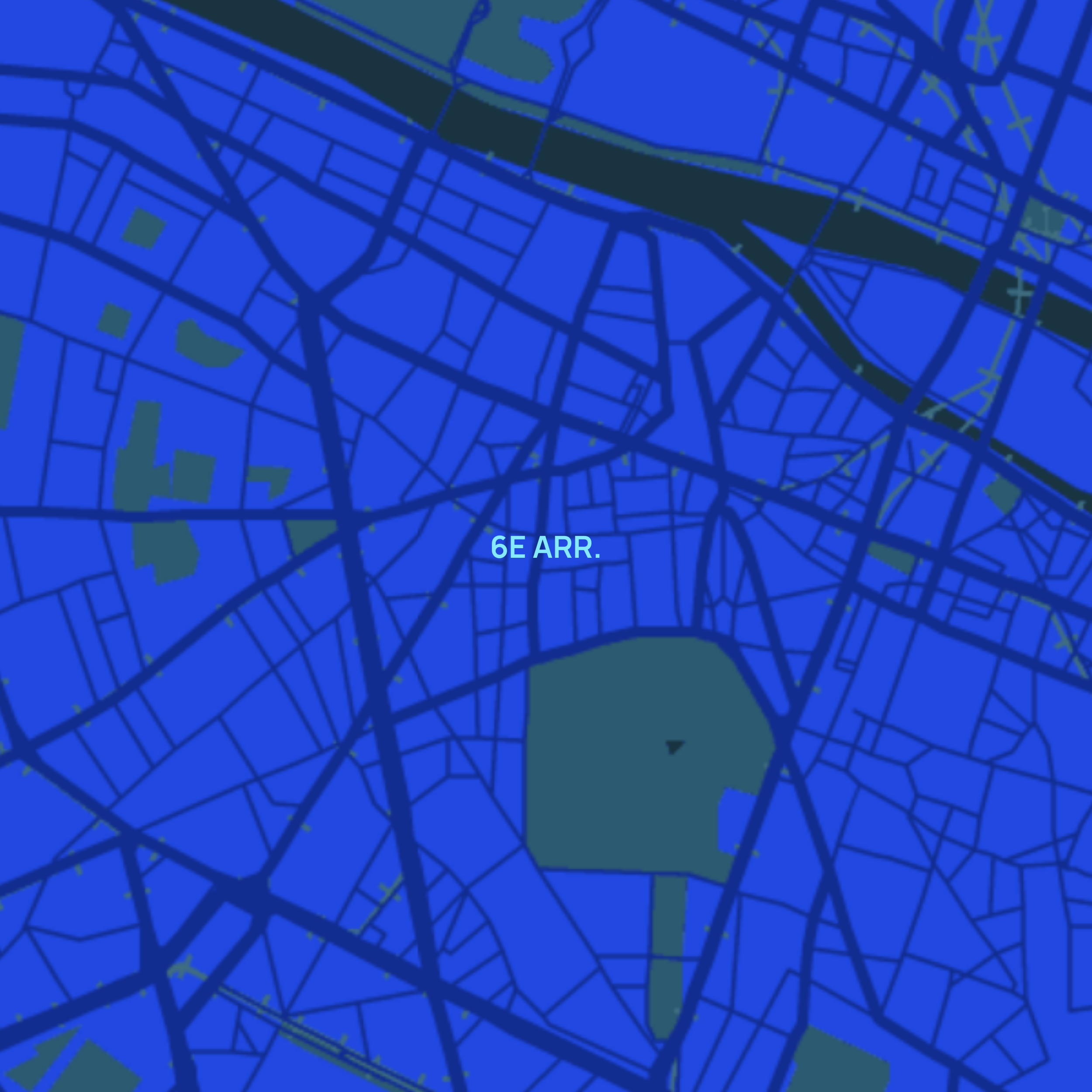 carte Urgences vétérinaires Paris 6e (75006)