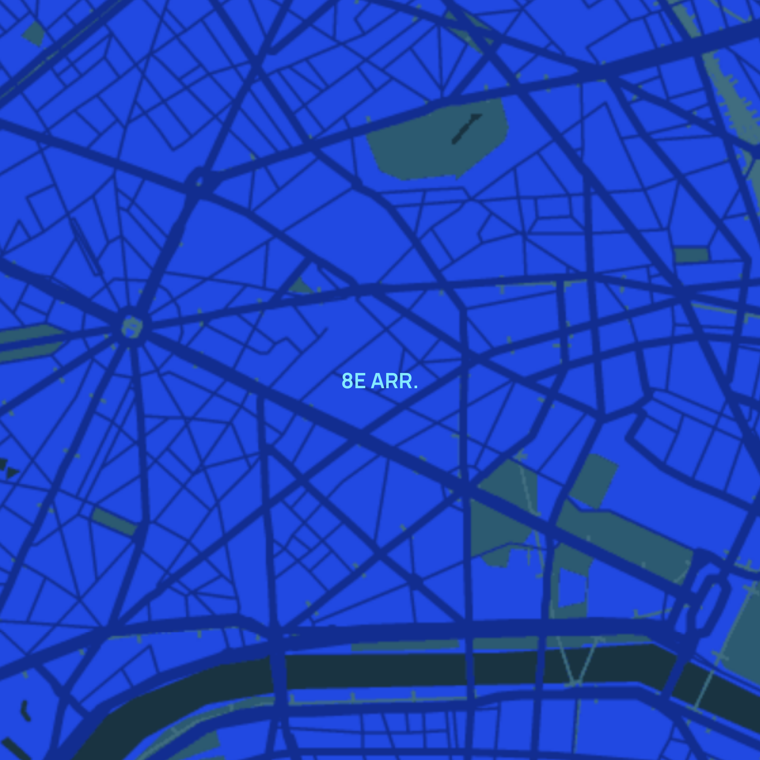 carte Urgences vétérinaires Paris 8e (75008)