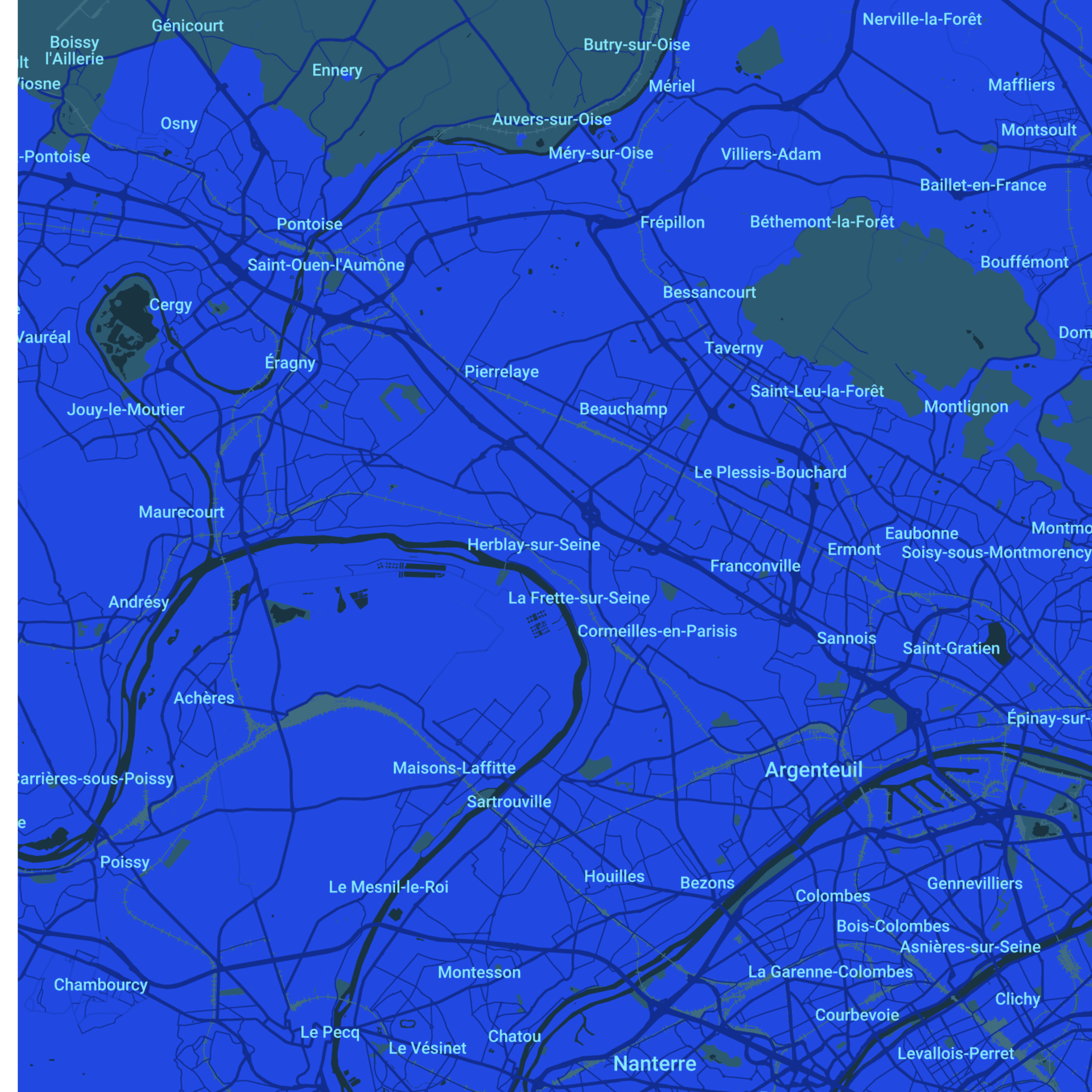 carte Urgences vétérinaires Herblay-sur-Seine (95220)