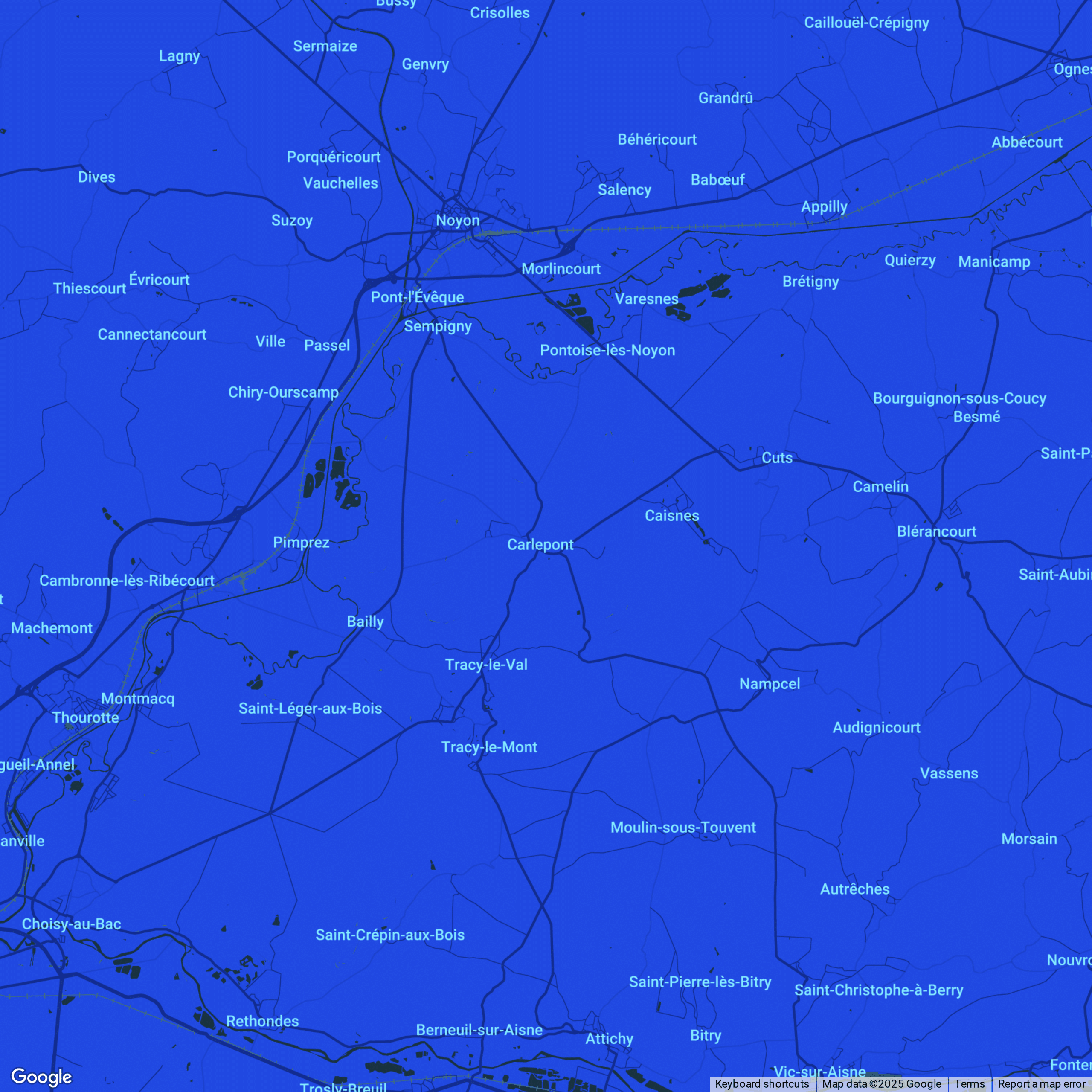 carte Urgences vétérinaires Carlepont (60170)