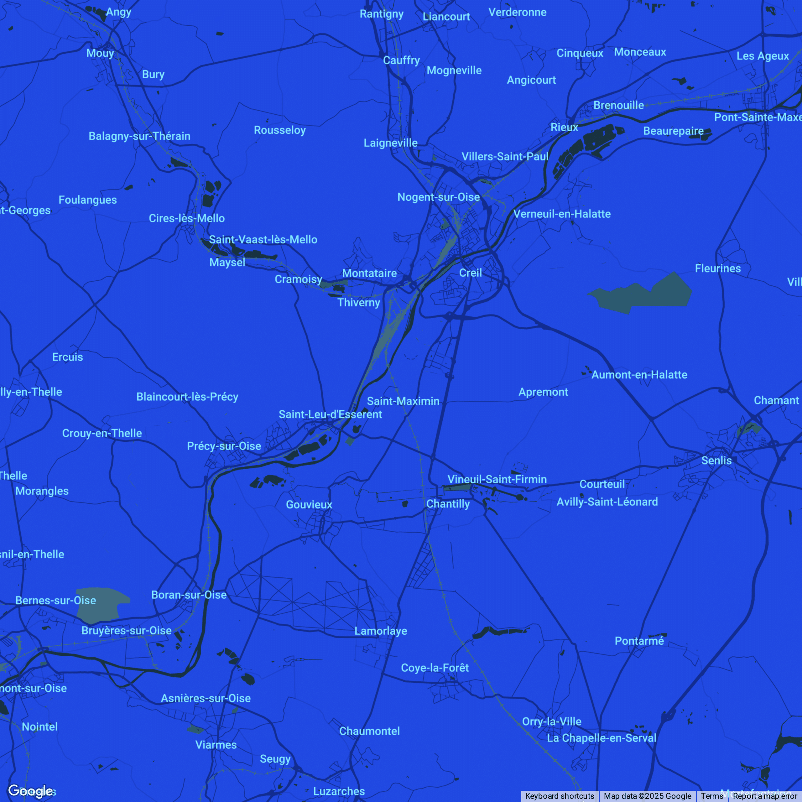 carte Urgences vétérinaires Saint-Maximin (60740)