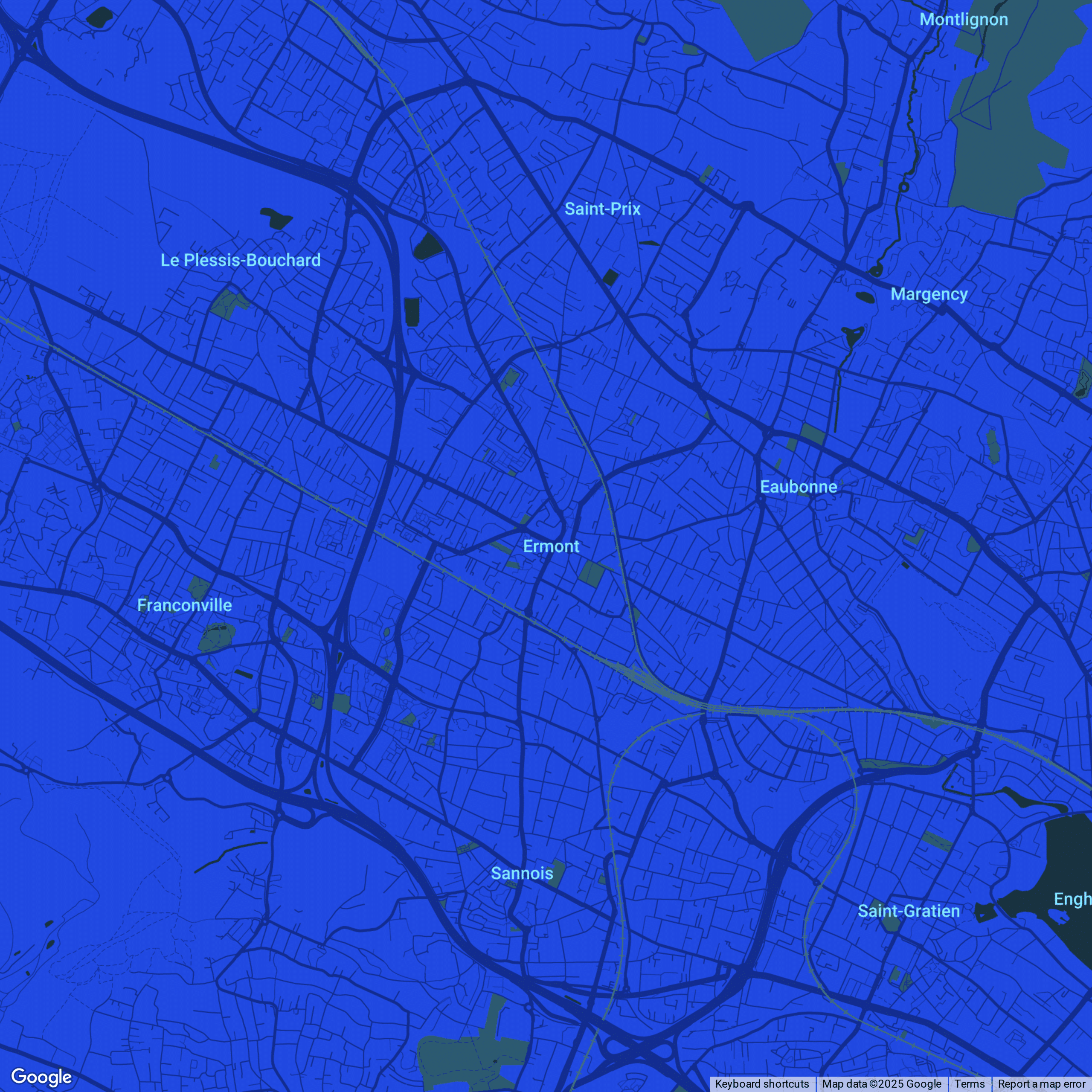 carte Urgences vétérinaires Ermont (95120)