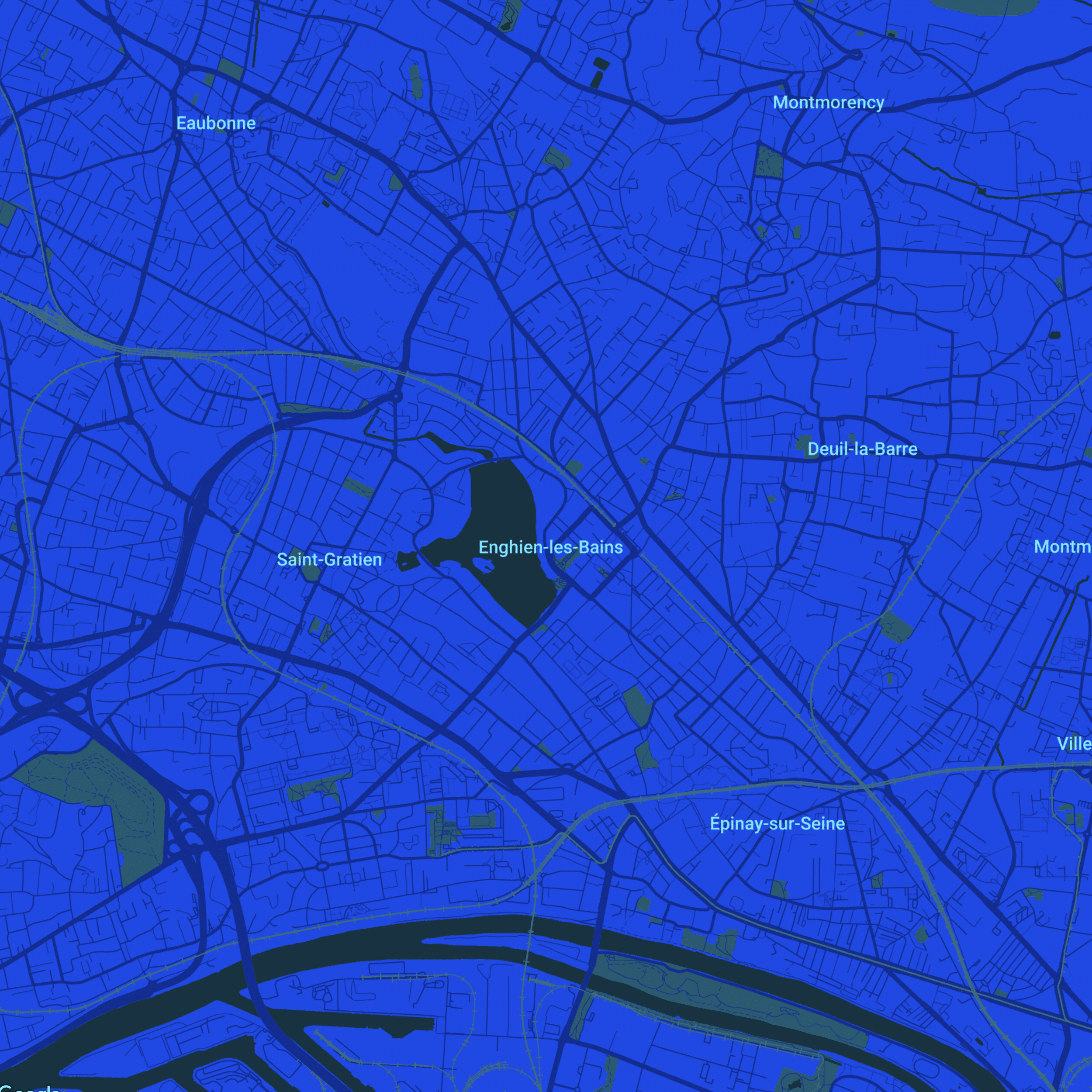 carte Urgences vétérinaires Enghien-les-Bains (95880)