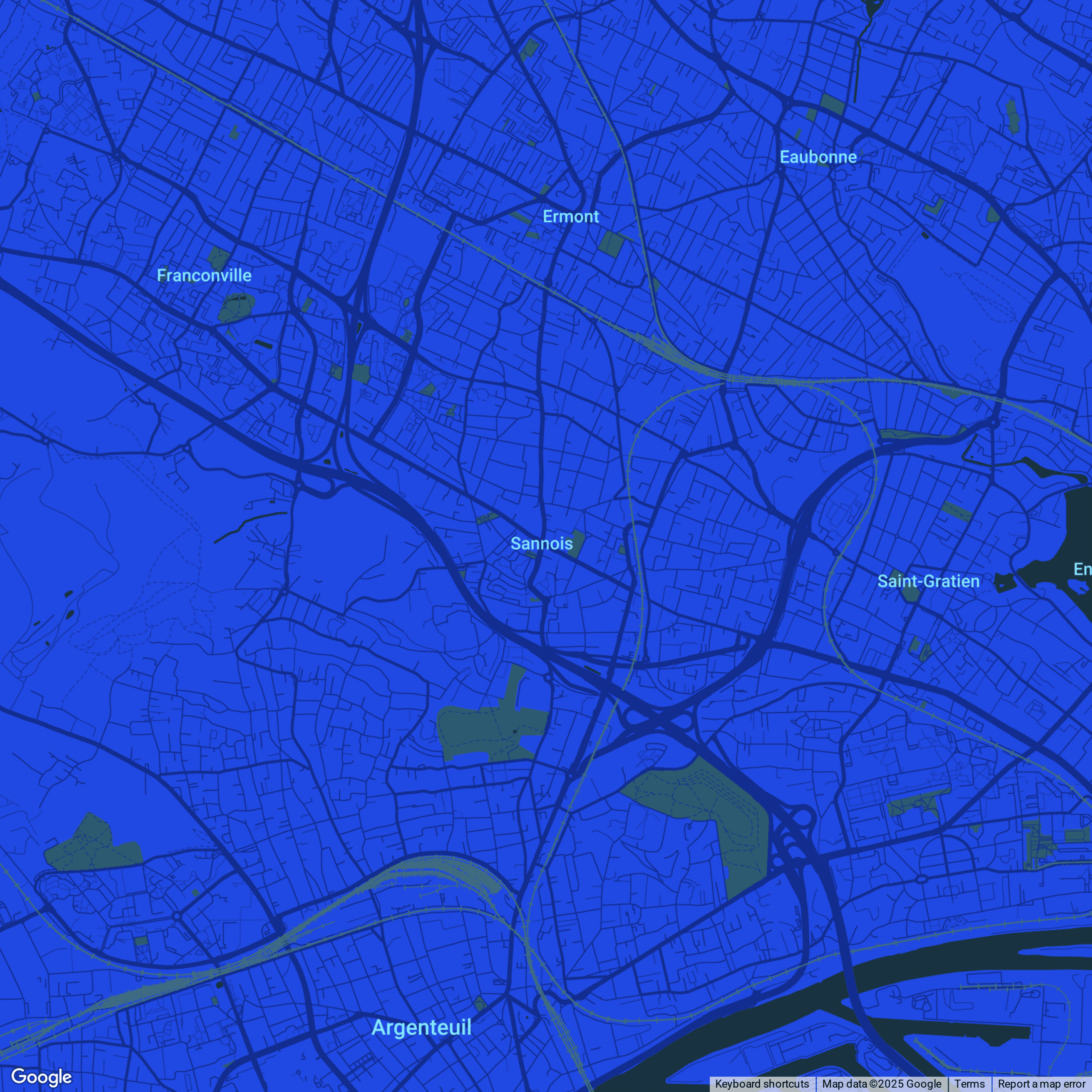 carte Urgences vétérinaires Sannois (95110)