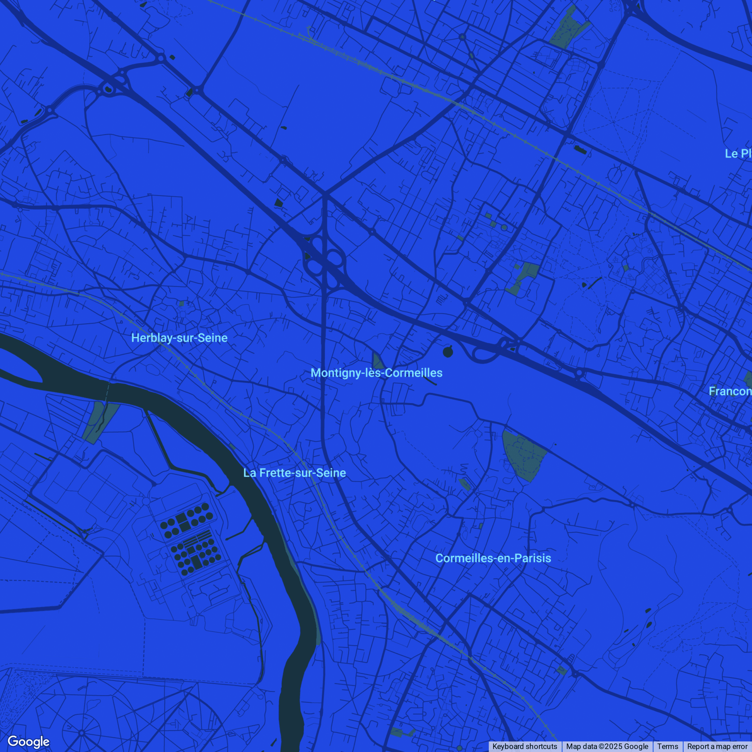 carte Urgences vétérinaires Montigny-lès-Cormeilles (95370)