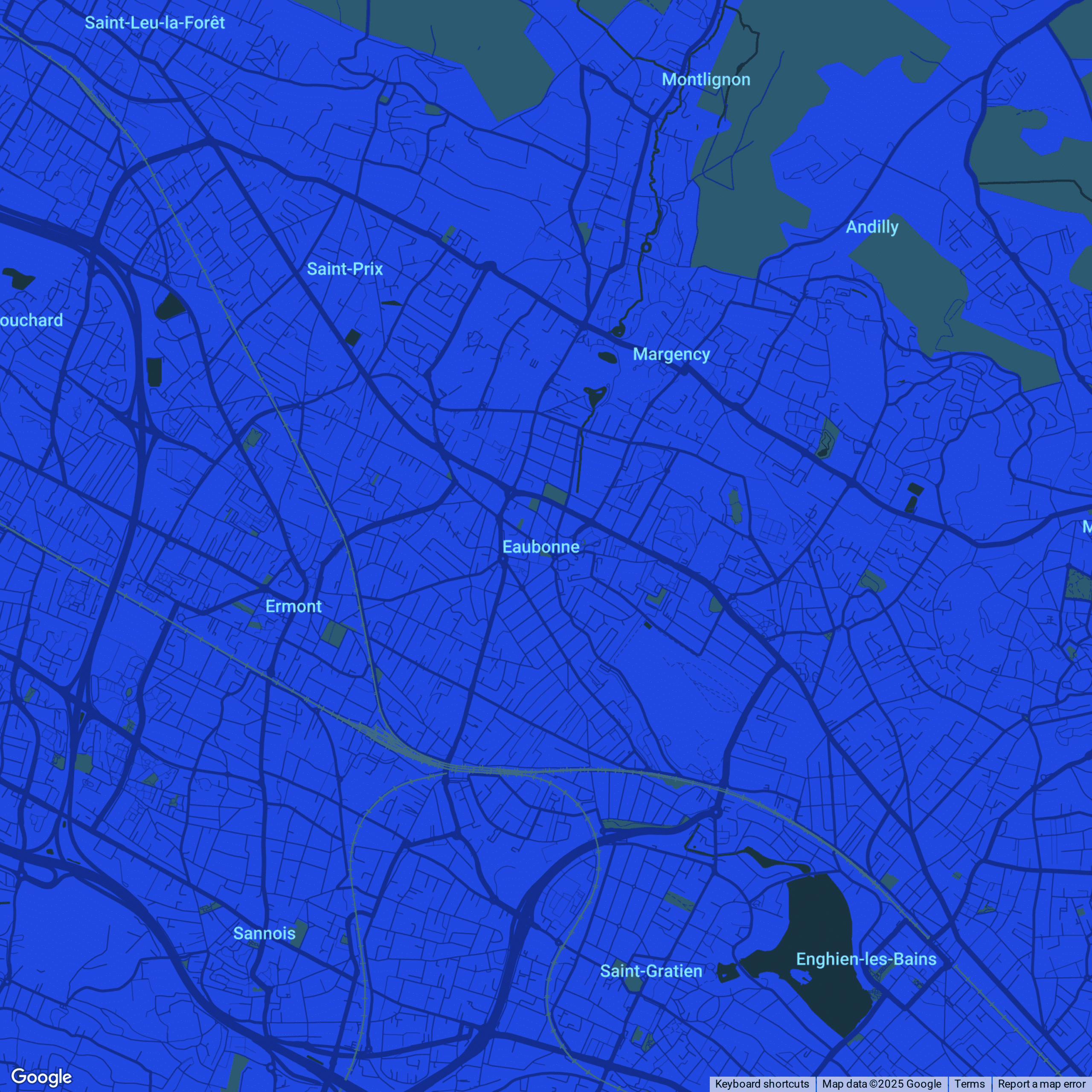 carte Urgences vétérinaires Eaubonne (95600)